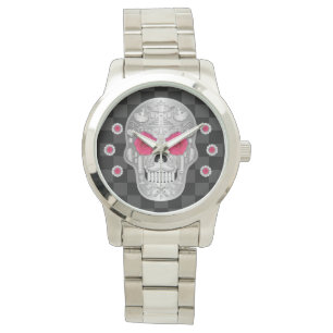 Chrome Calavera (Rose rose) Montre