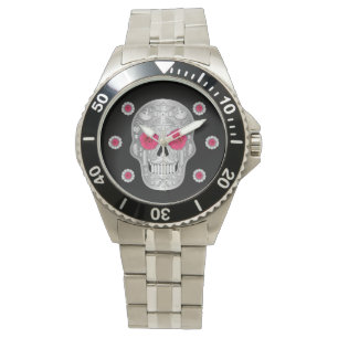 Chrome Calavera (Rose rose) Montre