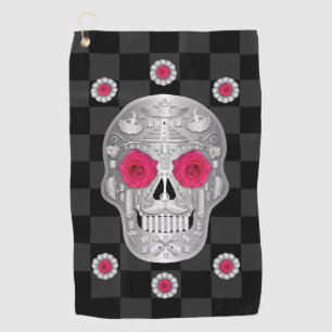 Chrome Calavera (Rose rose) serviette de golf