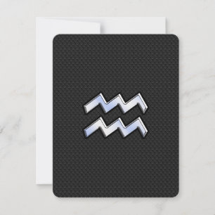 Chrome comme Aquarius Zodiac Symbole sur serpent