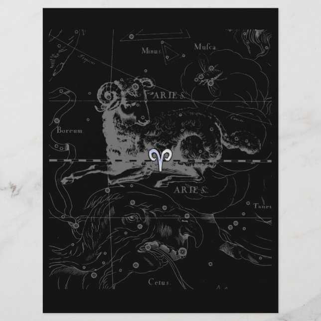 Chrome comme Aries Zodiac Connexion Hevelius Black (Devant)