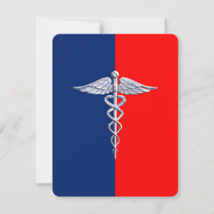 Chrome Comme Caduceus Médicale Symbole Ligue