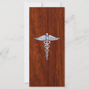 Chrome Comme Caduceus Symbole Médicale Style Mahog