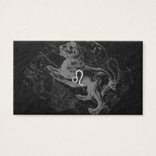 Chrome Comme Leo Zodiac Constellation Carte Heveli