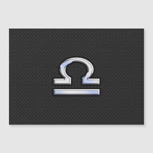 Chrome Comme Libra Symbole Zodiac Serpent Décor de