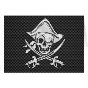 Chrome comme Pirate sur Black Carbon Fiber