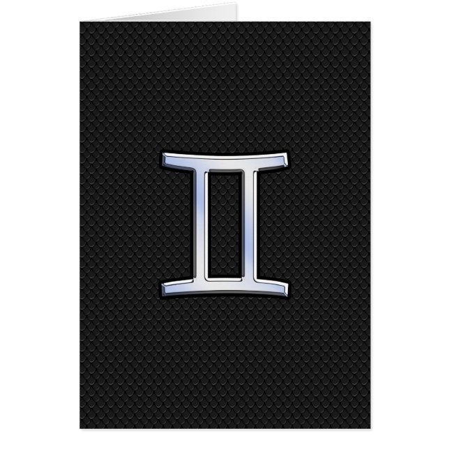Chrome Like Gemini Zodiac Sign (Devant)