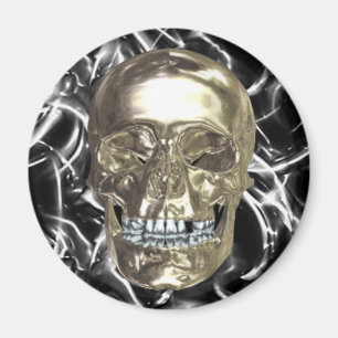 Chrome Magnet crâne
