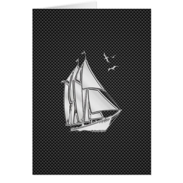 Chrome Silver comme voilier sur fibre de carbone (Devant)