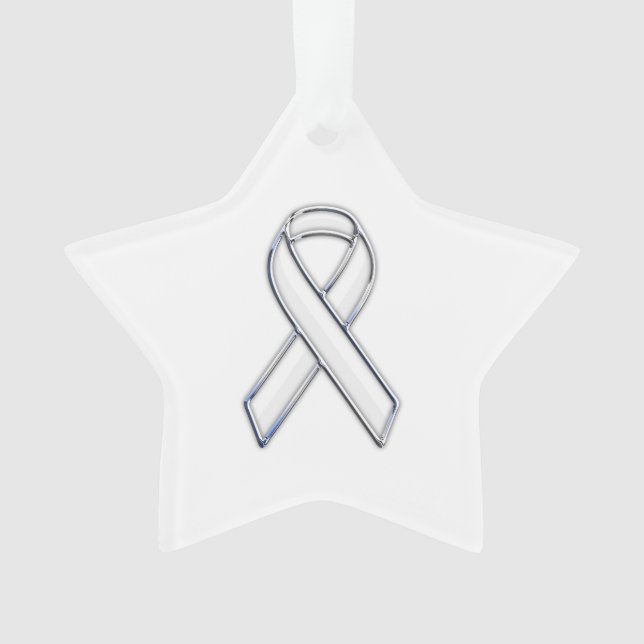 Chrome Silver Imprimé Ceinture White Ribbon Sensib (devant)