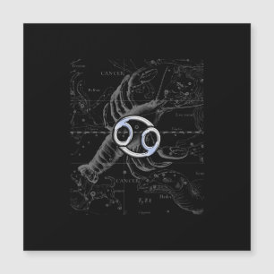 Chrome style Cancer Zodiac Sign on Hevelius 1690