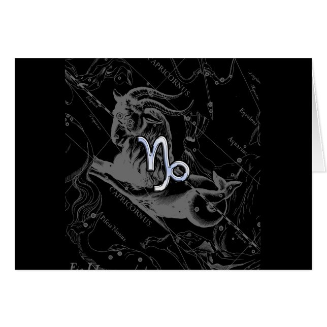 Chrome Style Capricorn Zodiac Connexion Hevelius (Devant horizontal)