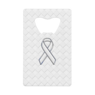Chrome White Ribbon Sensibilisation sur les Checke
