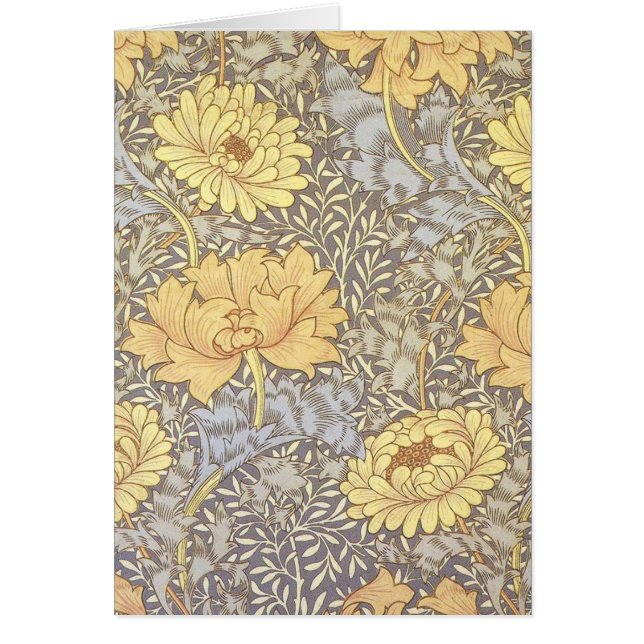 Chrysanthème Fleurs de Mère de William Morris (Devant)