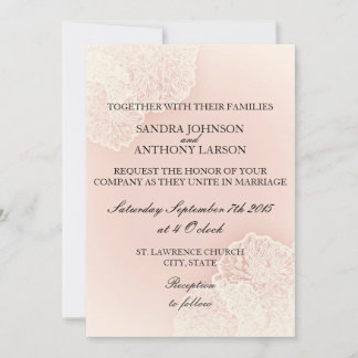 Chrysanthème rose Faire-part de mariage floral