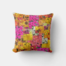 Chrysanthèmes - coussin