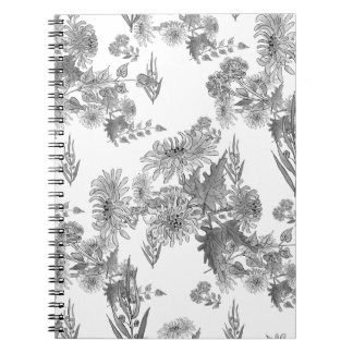 Chrysanthèmes Lilac, carnet aquarelle