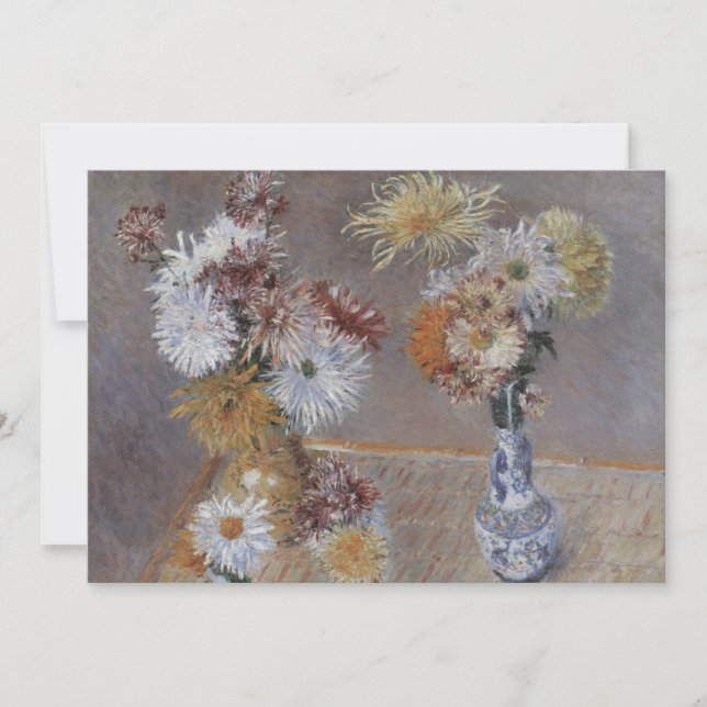 Chrysanthèmes par Gustave Caillebotte (Devant)