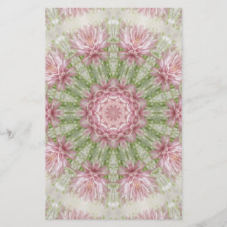 Chrysanthèmes roses Kaleidoscope Art 7