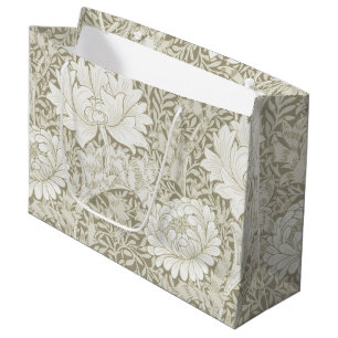 Chrysanthemum Ivory, William Morris Grand sac cade