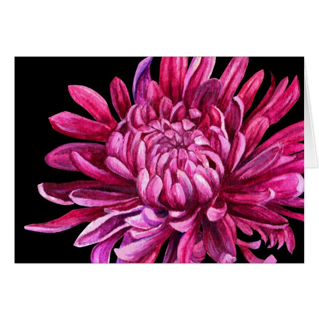 Chrysanthemum "l'ouverture" carte quotidienne (Devant horizontal)
