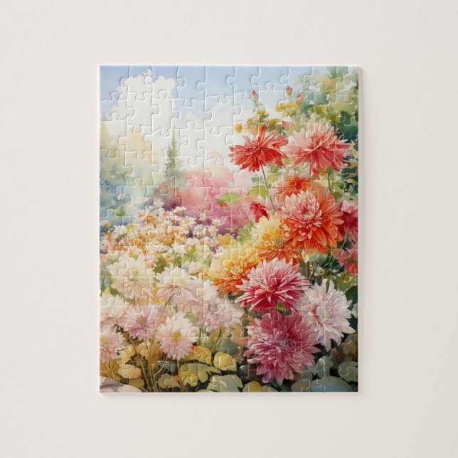 Chrysanthemums Chrysanthemums Puzzle 110 Pcs. 20,5 (Vertical)