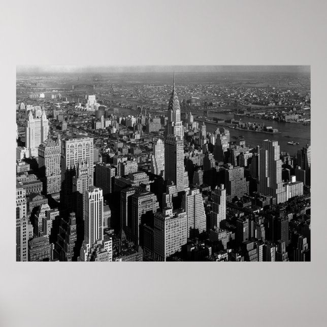 Chrysler Building New York Manhattan Poster (Devant)