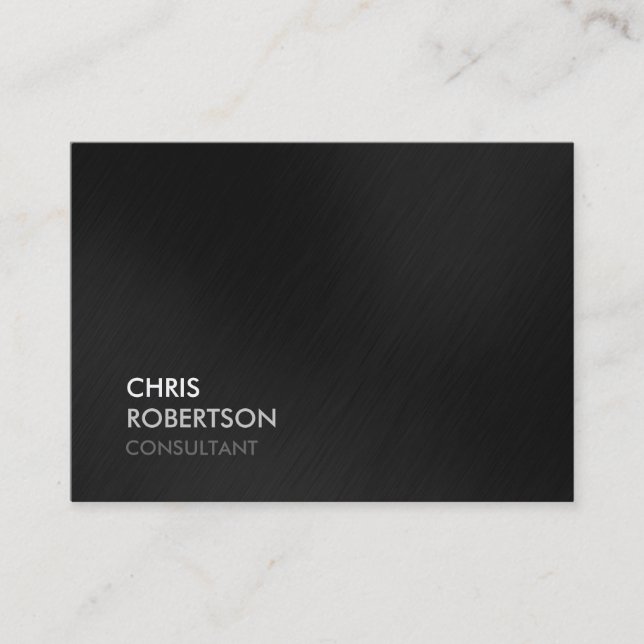 Chubby Carte de visite tendance Grey Attractif (Devant)