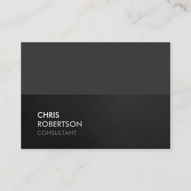 Chubby Grey Attractif Carte de visite Chic (Devant)