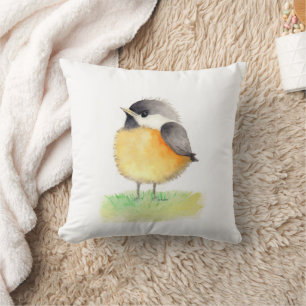 Chubby Little Chickadee Coussin