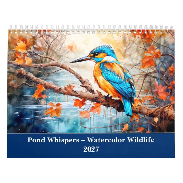 Chuchotements de l'étang – Calendrier aquarelle de (Protection)