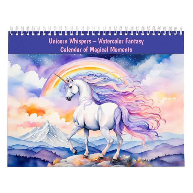 Chuchotements de licorne – Calendrier de fantaisie (Protection)