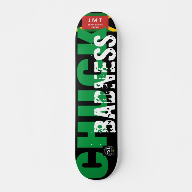 CHUCK BADNESS OFFICIEL JMTJ7 3/4" Skateboard Deck (Devant)