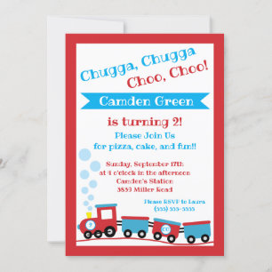 Chugga Choo, Choo, train, invitation à la fête d'a