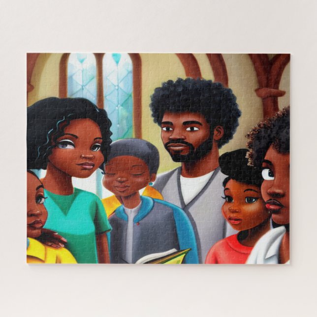 Church Folks Christian Art Puzzle (Horizontal)