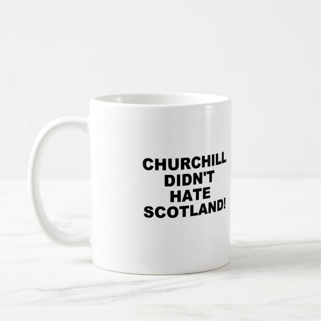 Churchill et Scotland Mug (Gauche)