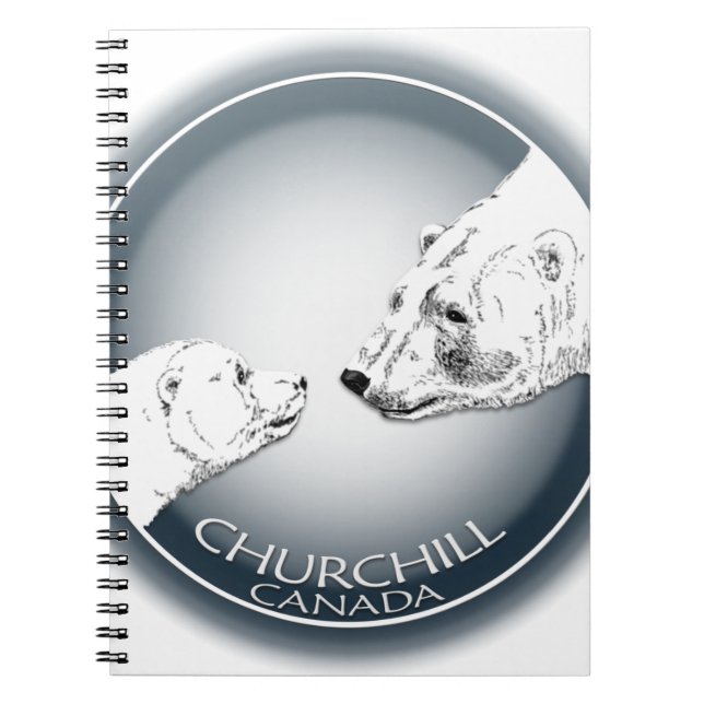 Churchill Polar Bear Carnet Bear Art Journal (Devant)