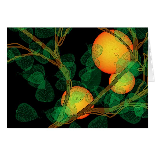 Chuseok Korean Harvest Festival avec Oranges (Devant horizontal)