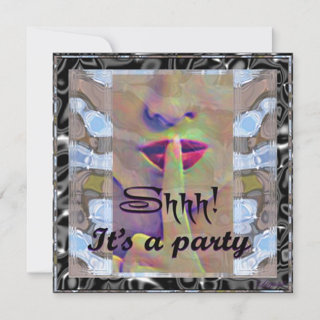 Chut ! C'est un invitation de partie (Devant)