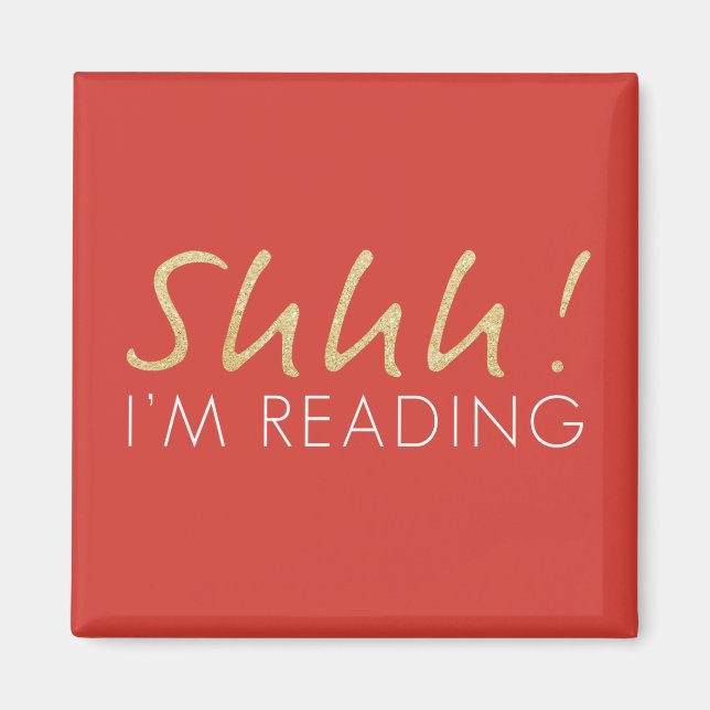 Chut ! Je suis Lecture Magnet (Devant)