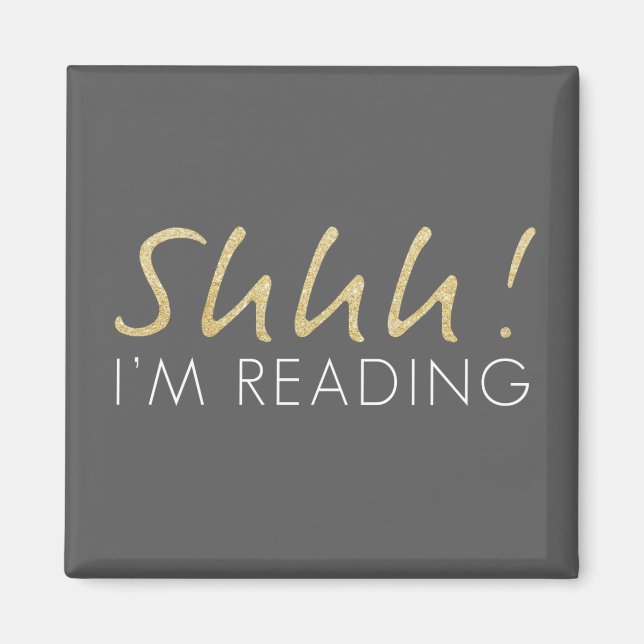 Chut ! Je suis Lecture Magnet (Devant)