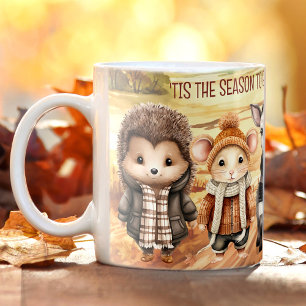 Chute Amis mignons Animaux Nom Café Mug
