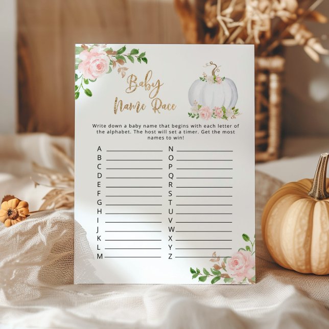 Chute blush or citrouille nom de race de bébé jeu (Créateur téléchargé)