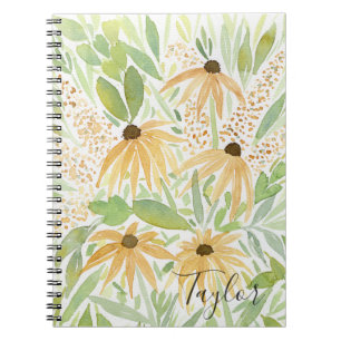 Chute Carnet floral Susans à oeil noir