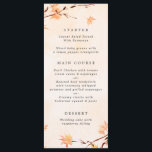 Chute d'amour Feuilles d'automne Menu Mariage<br><div class="desc">Planifiez-vous votre mariage de rêve ? Tombez amoureux de nos magnifiques invitations de mariage sur le thème de la saison. Dotés d'un feuillage d'automne et d'un design élégant, ils correspondent parfaitement à la saison. Avec l'automne en pleine balançoire, vous pouvez maintenant avoir vos invitations de mariage conçues pour s'adapter à...</div>