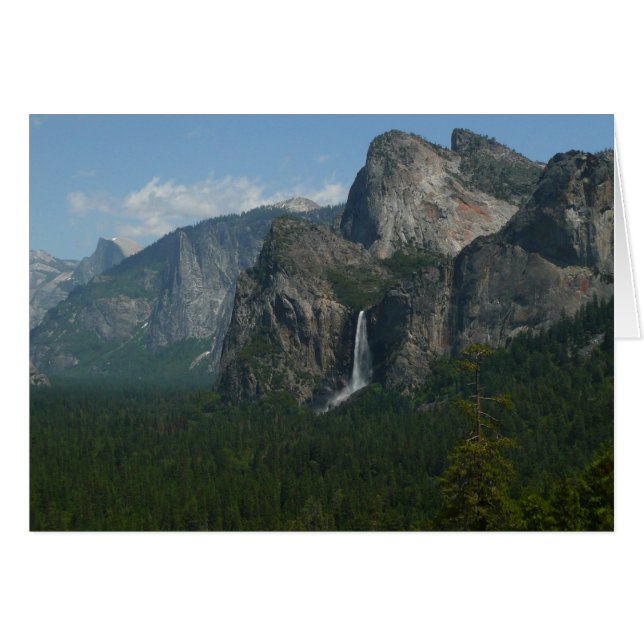 Chute de Bridalveil et Half Dome à Yosemite (Devant horizontal)