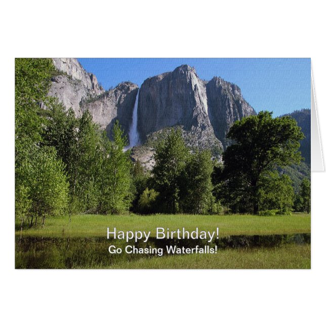 Chute de Yosemite Californie Anniversaire (Devant Horizontal)