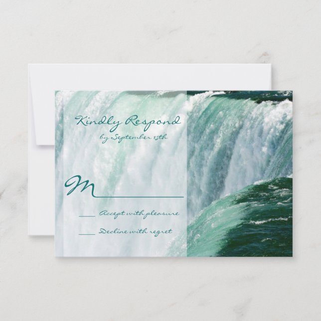 Chute d'eau Niagara Falls Mariage extérieur Cartes (Devant)