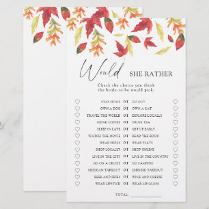 chute des feuilles - Plutôt nuptiale de douche