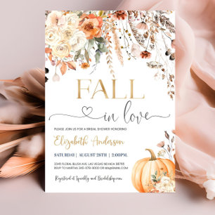 Chute en amour Douche nuptiale Invitation Fal modi
